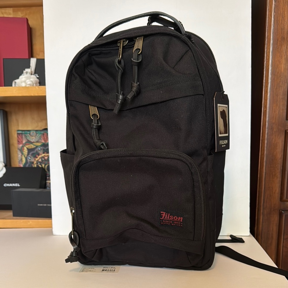 Filson Black Dryden Backpack